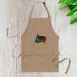 Sydsudan Flagga Land Färg Apron Förkläde<br><div class="desc">Den här designen är sydsudan-flagga. Den här sydsudanesiska flagga ser underbar ut på den här plattan. Perfekt för dig själv eller som gåva</div>
