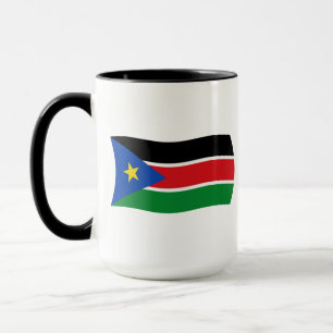 Sydsudan Flagga Mugg