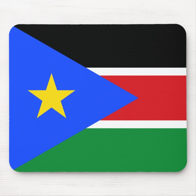 Sydsudan flagga musmatta (Framsidan)
