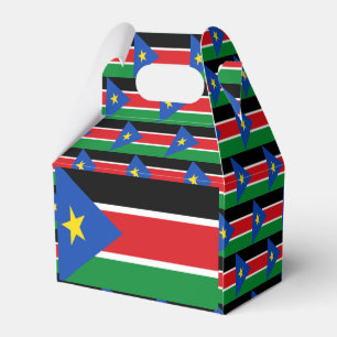 Sydsudan Flagga Presentaskar
