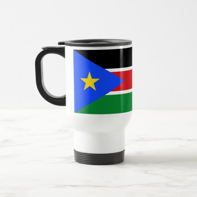 Sydsudan flagga resemugg (Vänster)