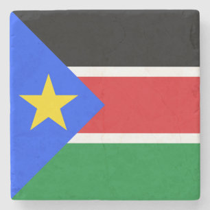 Sydsudan flagga stenunderlägg