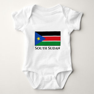 Sydsudan Flagga T Shirt