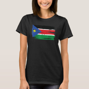 Sydsudan Flagga T Shirt