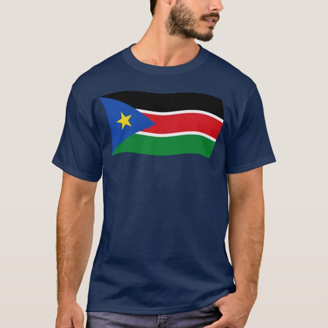 Sydsudan Flagga Tröja (Framsida)