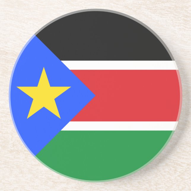 Sydsudan flagga underlägg (Framsidan)