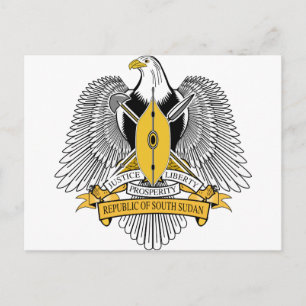 Sydsudan Jackar om Arm Vykort