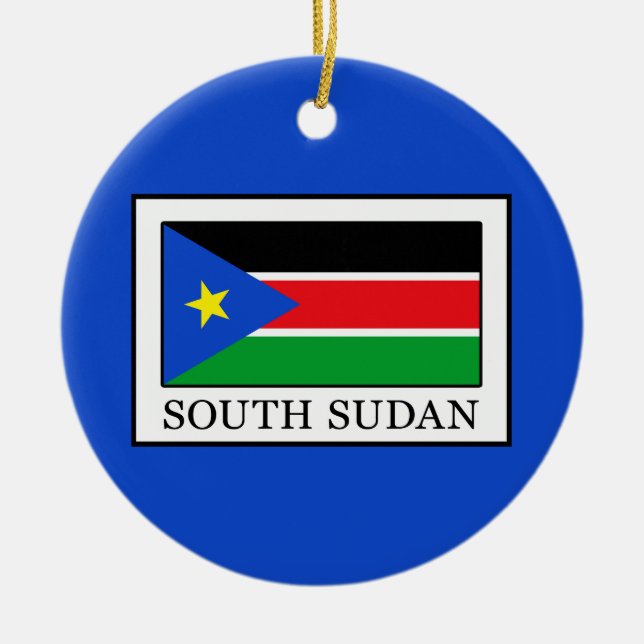 Sydsudan Julgransprydnad Keramik (Framsidan)