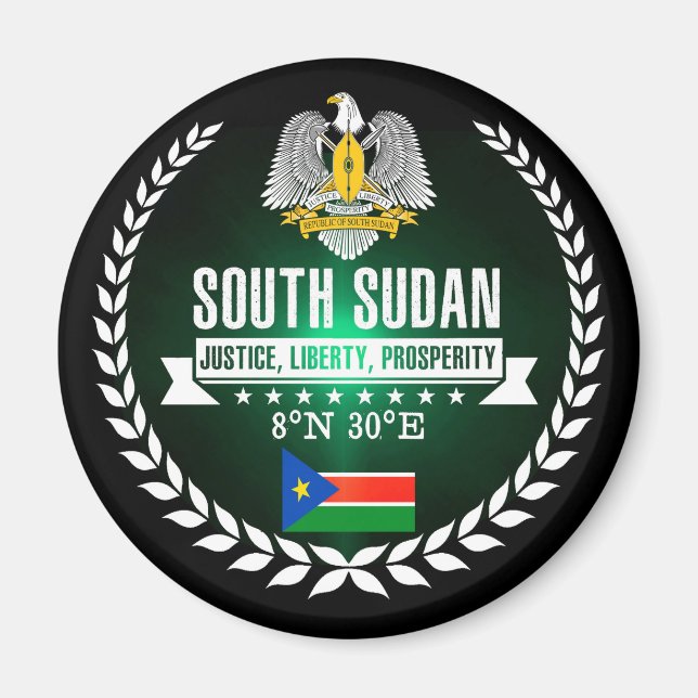 Sydsudan Magnet (Framsidan)
