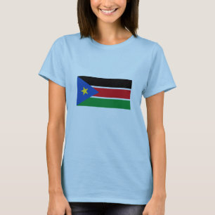Sydsudan National Flagga T-shirt
