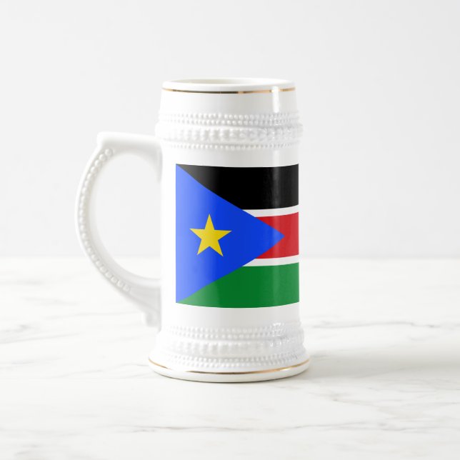 Sydsudanesiska flaggan sejdel (Vänster)