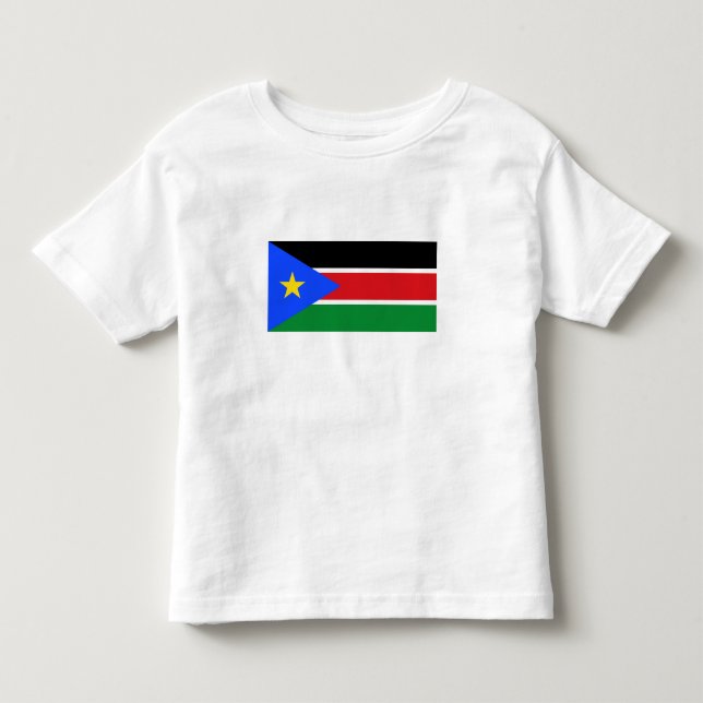 Sydsudanesiska flaggan t shirt (Framsida)