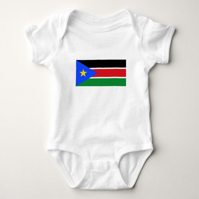 Sydsudanesiska flaggan t shirt (Framsida)