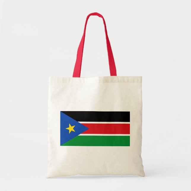 Sydsudanesiska flaggan tygkasse (Framsidan)
