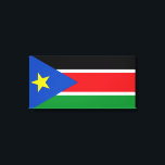 Sydsudans flagga (Afrika) Canvastryck<br><div class="desc">Utformningen är ett kännetecken för Sydsudans flagga (officiellt kallad Sydsudan), som är ett inlandsområde i land i öster-centrala Afrikan. Sydsudan gräns Etiopien mot öster, Sudan i norr, Centralafrikanska republiken till väster, Demokratiska republiken Kongo i sydvästra delen, Uganda i syd och Kenya i sydöstra delen. Sydsudans huvudstad och största stad är...</div>