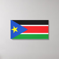 Sydsudans flagga (Afrika)