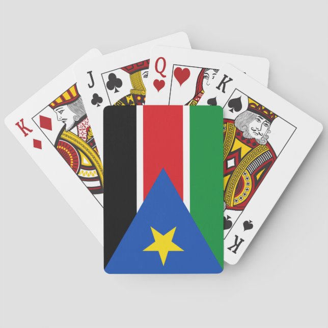 Sydsudans flagga (Afrika) Casinokort (Baksidan)