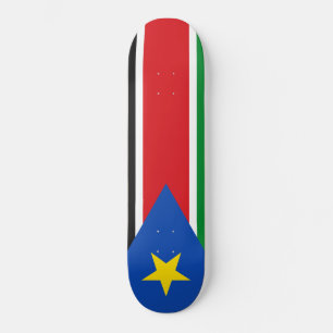 Sydsudans flagga (Afrika) Mini Skateboard Bräda 18,5 Cm