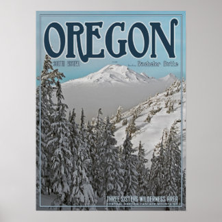 Sydsyster från Bachelor Butte Poster