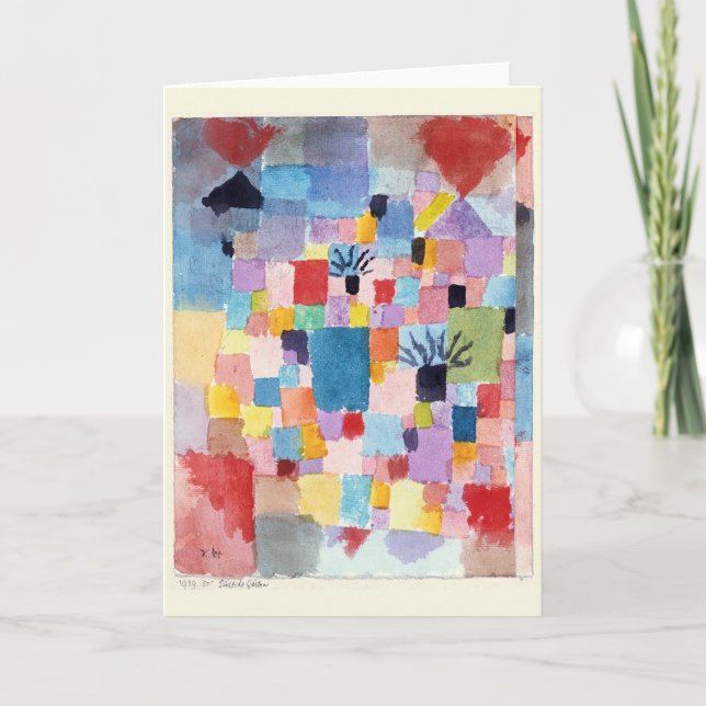 Sydträdgårdar | Paul Klee | Kort (Framsida)