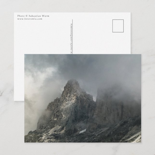 Sydtyrolbergen Vykort (Fram/baksida)