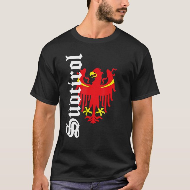Sydtyrolen med Jackande av Arm T Shirt (Framsida)