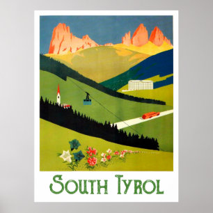 Sydtyrolen, Österrike Poster