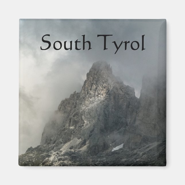 Sydtyrolen Souvenir Magnet (Framsidan)