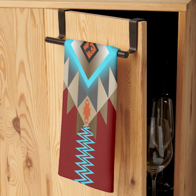 Sydväst 3 - utbytbar färg kökshandduk (Thirds Fold)