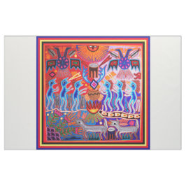 Sydväst Huichol Peyote-ritualtyg Tyg