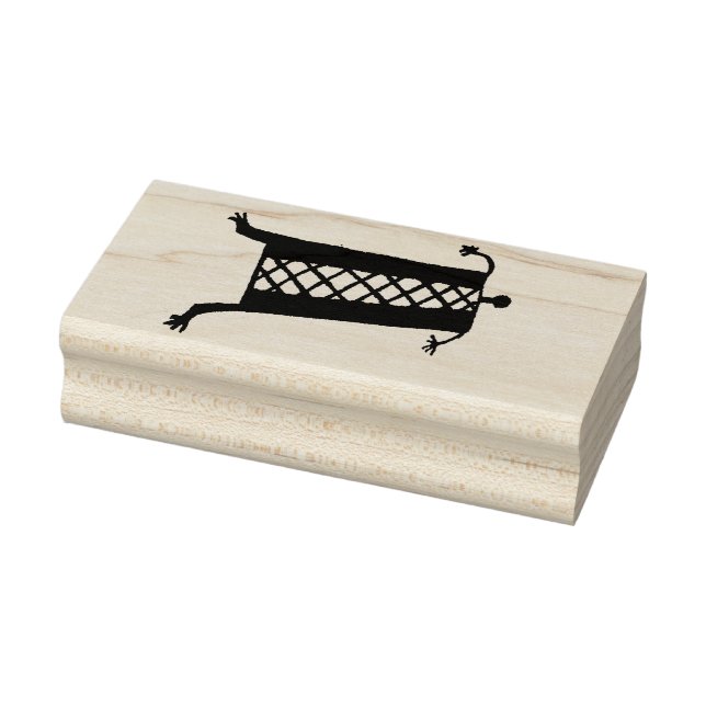 Sydväst, klippkonst, petroglyf gummistämpel stämpel (Stämpel)