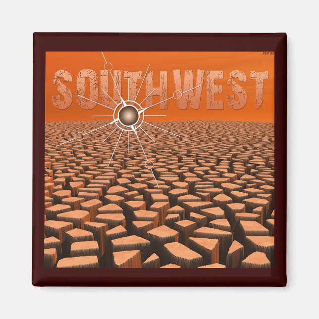 Sydväst Magnet (Framsidan)