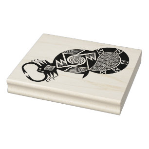 Sydväst Native American Mimbres Tribal Skorpion Stämpel