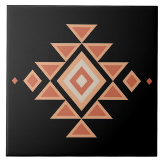 Sydväst Native Black och Desert Orange Kakelplatta