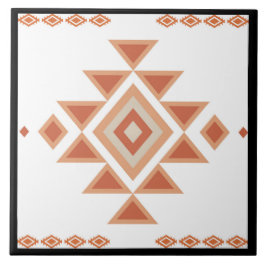 Sydväst Native Black och Desert Orange Kakelplatta