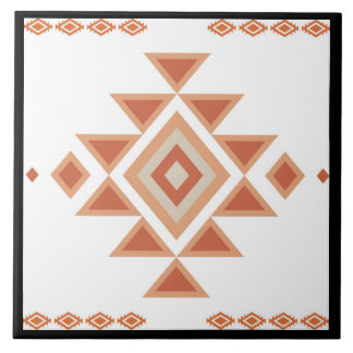 Sydväst Native Black och Desert Orange Kakelplatta