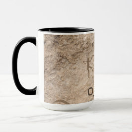 Sydväst Petroglyfer Anpassad Stam/Name Mugg