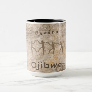 Sydväst Petroglyfer Anpassad Stam/Name Mugg