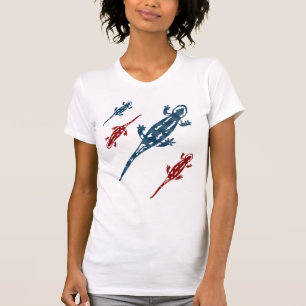 Sydväst Salamander Ödla Kräldjur T Shirt
