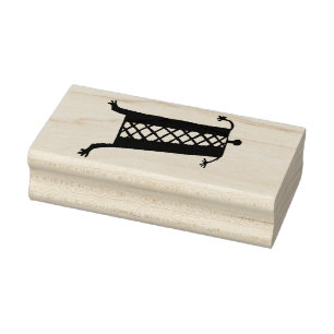 Sydväst, sten art, petroglyf gummi frimärke stämpel