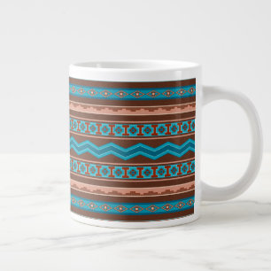 Sydväst stil geometrisk Cameron Gorge Design Jumbo Mugg