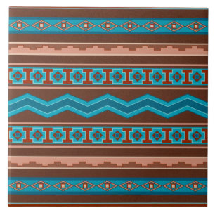 Sydväst stil geometrisk Cameron Gorge Design Kakelplatta