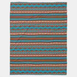 Sydväst stil geometrisk Cameron Gorge Design Lg Fleecefilt