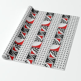 Sydväst Sunrise in Red Gift Wrap Presentpapper