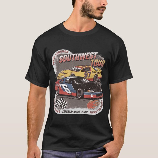 Sydväst tour racing för ära  t shirt (Framsida)