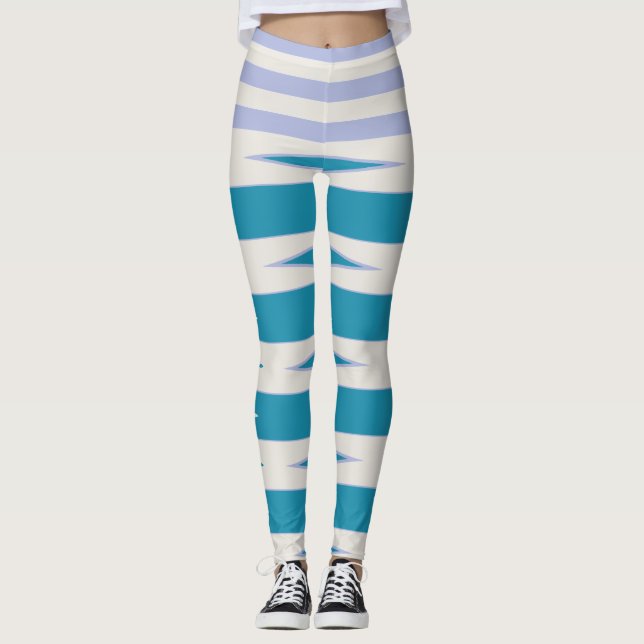 Sydvästdesign 1 Chiffon Scarf Leggings (Framsida)