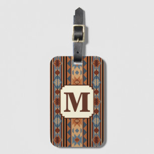 SydvästdesignAdobe Grått Brown Tribal Mönster Bagagebricka