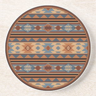 SydvästdesignAdobe Grått Brown Tribal Mönster Underlägg