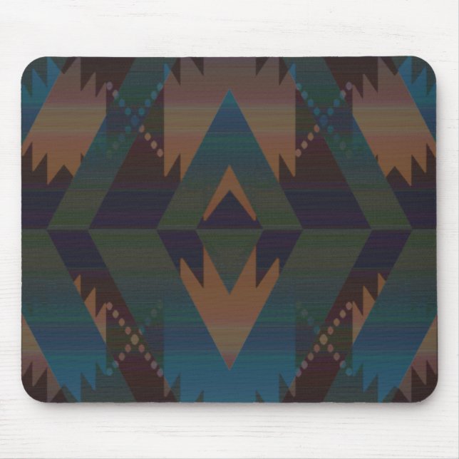 Sydvästdesignen Aztec Print Mousepad Musmatta (Framsidan)