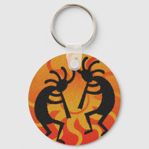 Sydvästdesignen Dancing Kokopelli Nyckelring